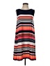 Kim Rogers Stripes Orange Casual Dress Size S - photo 1