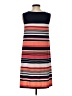 Kim Rogers Stripes Orange Casual Dress Size S - photo 2