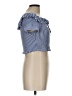 Xhilaration Blue Sleeveless Blouse Size L - photo 4