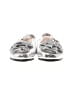 Little Adventures Metallic Silver Flats Size 9 - 10 Kids - photo 2