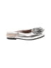 Little Adventures Metallic Silver Flats Size 9 - 10 Kids - photo 1