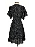 Max Studio Polka Dots Black Casual Dress Size S - photo 2