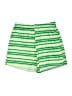 Shein 100% Polyester Stripes Green Board Shorts Size S - photo 1