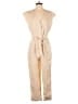 Reistor 100% Hemp Solid Tan Jumpsuit Size L - photo 1