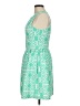 Buttons Argyle Green Cocktail Dress Size M - photo 5