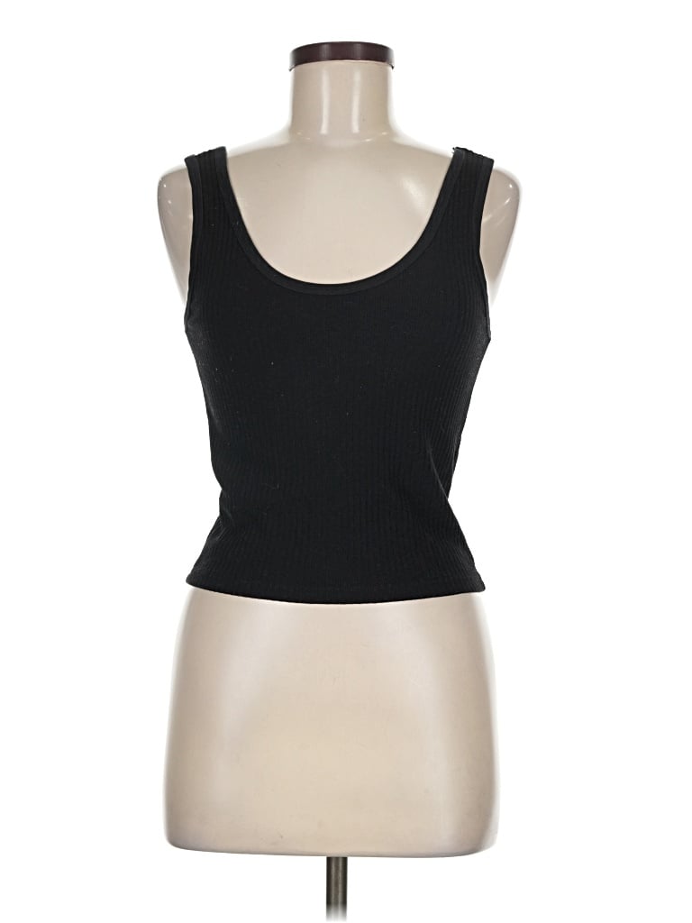 Pre-owned Topshop Tank Top Black Strapless Neckline Tops