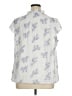 Tamara H. Blue Sleeveless Blouse Size 1X - photo 2