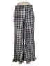 Things Between 100% Cotton Checkered-gingham Blue Casual Pants Size L - photo 1