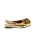 Little Adventures Metallic Gold Flats Size 9 - 10 Kids - photo 1