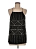 Dina Be 100% Polyester Black Sleeveless Blouse Size M - photo 1