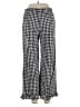Things Between 100% Cotton Checkered-gingham Blue Casual Pants Size L - photo 2