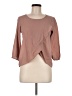 Moa Moa Brown 3/4 Sleeve Top Size M - photo 1