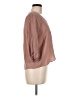 Moa Moa Brown 3/4 Sleeve Top Size M - photo 4