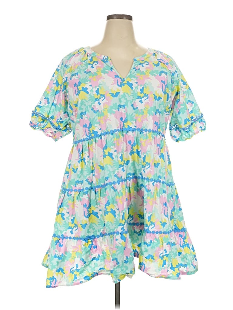 Pre-owned Michelle Mcdowell Casual Dress In Blue