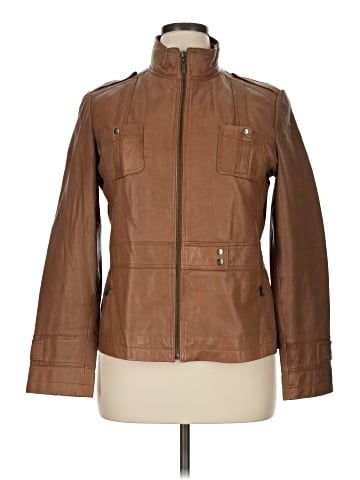 Kenneth Cole REACTION Leather Jacket (view 1)