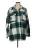 Lovers + Friends Plaid Green Long Sleeve Blouse Size M - photo 1