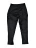 Adidas 100% Polyester Solid Black Active Pants Size 7 - 8 - photo 2