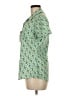 RSVLTS Green Short Sleeve Blouse Size M - photo 5