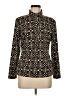 J. McLaughlin Houndstooth Black Long Sleeve Blouse Size M - photo 1