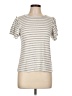 Green Envelope Stripes Silver Short Sleeve T-Shirt Size L - photo 1