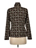 J. McLaughlin Houndstooth Black Long Sleeve Blouse Size M - photo 2
