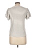 Green Envelope Stripes Silver Short Sleeve T-Shirt Size L - photo 2