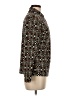 J. McLaughlin Houndstooth Black Long Sleeve Blouse Size M - photo 4