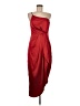 Lulus 100% Polyester Red Cocktail Dress Size M - photo 1