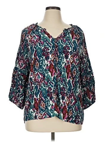 Caffé Marrakesh 3/4 Sleeve Blouse (view 1)