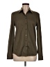 Kit and Ace Solid Brown Long Sleeve Button-Down Shirt Size M - photo 1