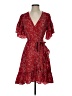 Max Studio Floral Red Cocktail Dress Size S - photo 1