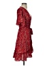 Max Studio Floral Red Cocktail Dress Size S - photo 4