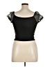 Love Streak Black Short Sleeve Top Size XL - photo 2