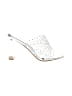 I.D. Required White Sandals Size 7 1/2 - photo 1