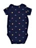 Carter's 100% Cotton Print Blue Short Sleeve Onesie 0-3 MO / 3 MO - photo 2