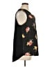 Papermoon 100% Polyester Floral Black Sleeveless Blouse Size 1X - photo 4