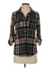 New York Laundry Plaid Black 3/4 Sleeve Blouse Size S - photo 1