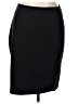 LTD Solid Black Casual Skirt Size 10 Petite - photo 1