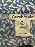 North Style 100% Rayon Print Blue Casual Pants Size XL - photo 4