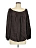 Worth 100% Silk Brown 3/4 Sleeve Silk Top Size M - photo 1