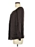 Worth 100% Silk Brown 3/4 Sleeve Silk Top Size M - photo 5