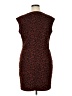 Nine West Animal Print Brown Casual Dress Size XL - photo 2
