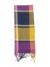 Unbranded Plaid Purple Scarf One size - photo 2