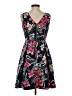 Eliza J 100% Polyester Floral Blue Cocktail Dress Size 4 - photo 2