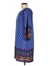 Alya 100% Polyester Print Blue Casual Dress Size M - photo 5