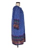 Alya 100% Polyester Print Blue Casual Dress Size M - photo 4
