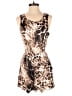 XOXO Animal Print Brown Romper Size 3 - 4 - photo 1