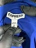 Express Outlet 100% Polyester Blue 3/4 Sleeve Blouse Size M - photo 7