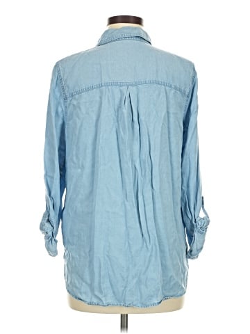 CALVIN KLEIN JEANS Long Sleeve Button-Down Shirt (view 2)
