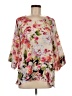 Karyn Seo 100% Polyester Pink 3/4 Sleeve Blouse Size 8 - photo 1